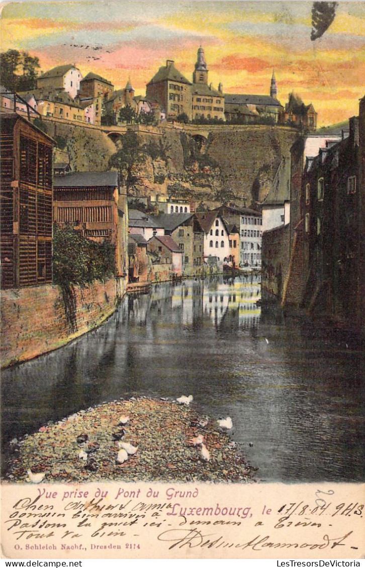 LUXEMBOURG - Vue Prise Du Pont Du Grund - Carte Postale Ancienne - Luxemburg - Stad