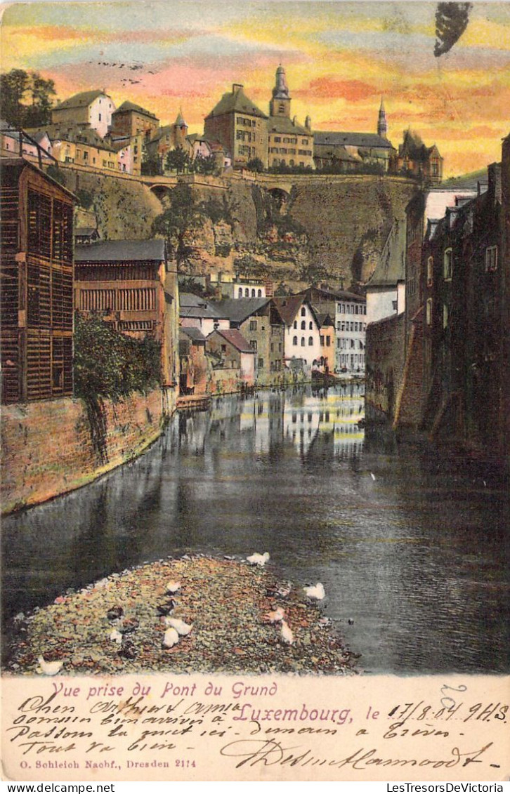 LUXEMBOURG - Vue Prise Du Pont Du Grund - Carte Postale Ancienne - Luxembourg - Ville