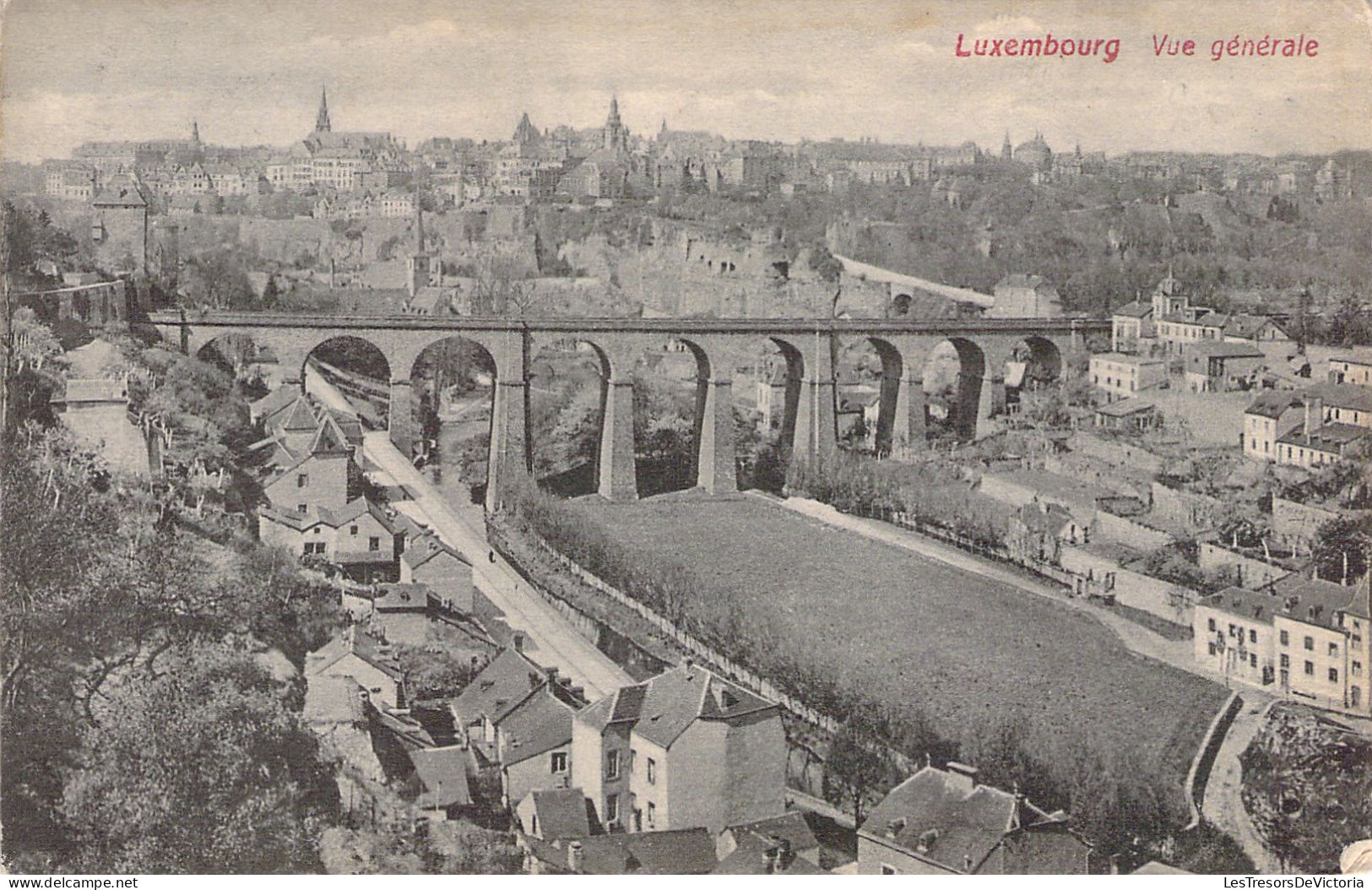 LUXEMBOURG - Vue Générale - Carte Postale Ancienne - Luxemburg - Stad