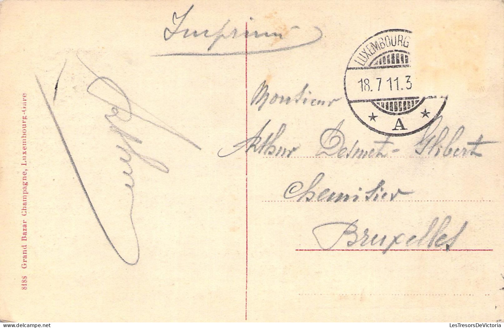 LUXEMBOURG - Vue Générale - Carte Postale Ancienne - Luxemburg - Stad