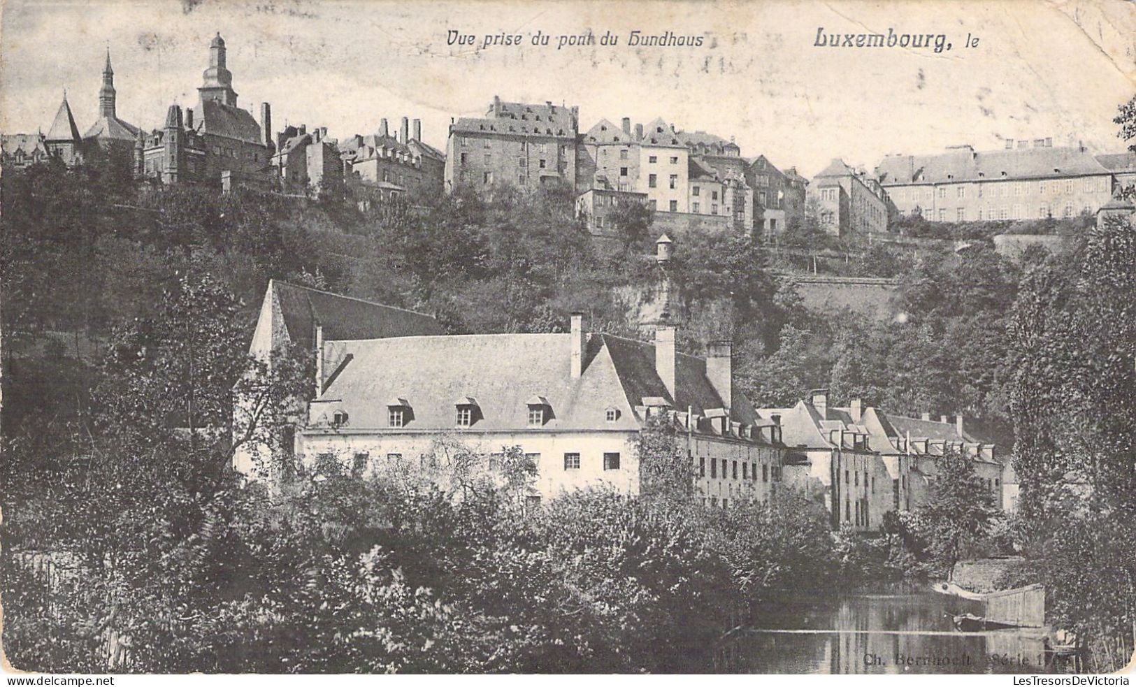LUXEMBOURG - Vue Prise Du Poont Du Bundhaus - Carte Postale Ancienne - Luxemburg - Stadt