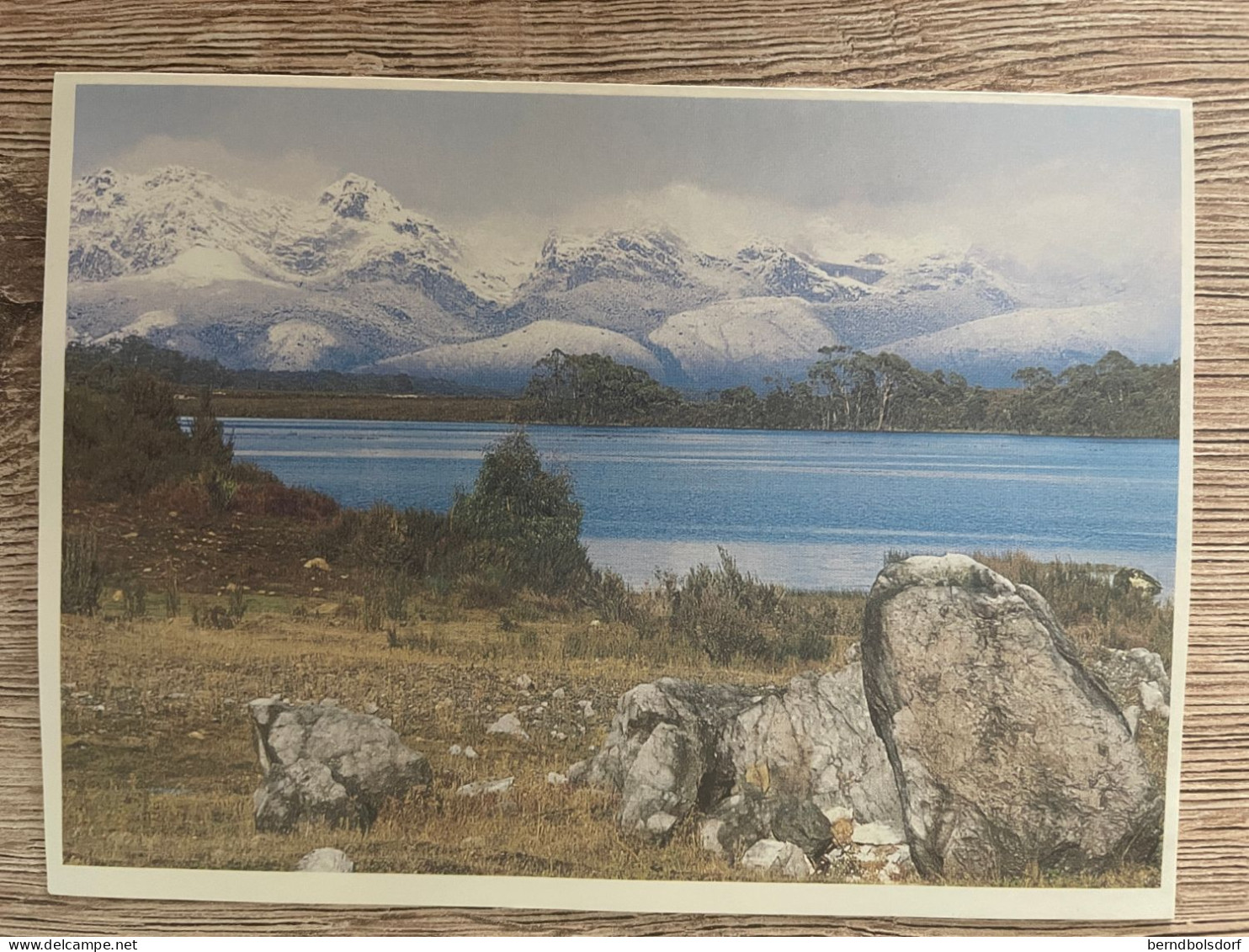 Ansichtskarte, Klappkarte, Australien, Lake Pedder Und Arthur Range, Tasmanien, Beschrieben - Wilderness