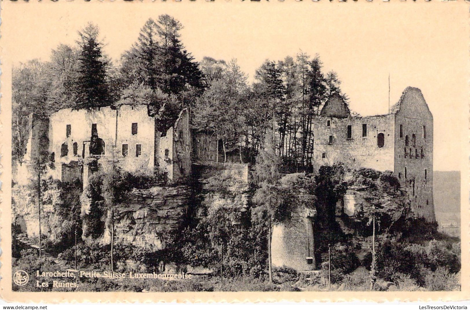 LUXEMBOURG - LAROCHETTE - Les Ruines - Carte Postale Ancienne - Larochette