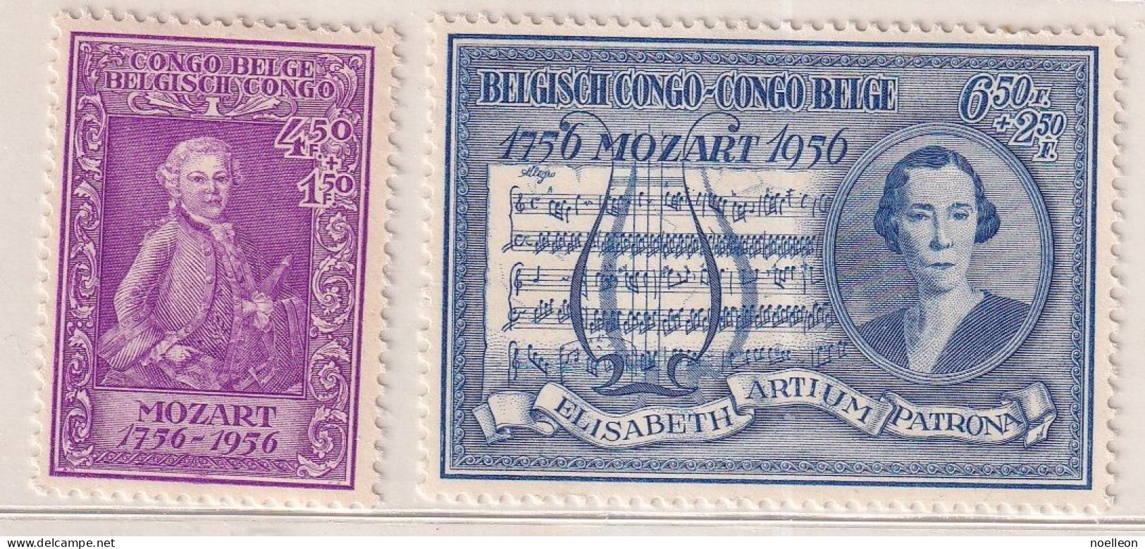 COB 339 - 340* MH - Unused Stamps