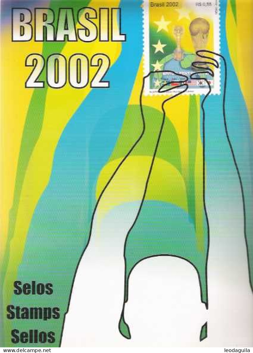 BRAZIL 2002 - YEAR COLLECTION  ALL 47 COMMEMORATIVE STAMPS  - MINT - Annate Complete