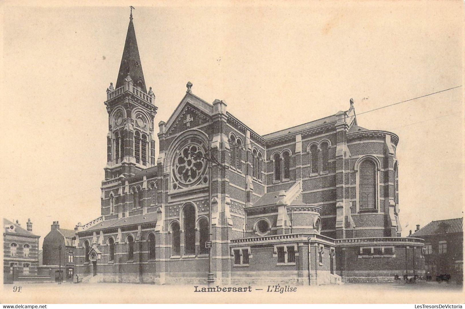 FRANCE - 59 - LAMBERSART - L'Eglise - Carte Postale Ancienne - Lambersart