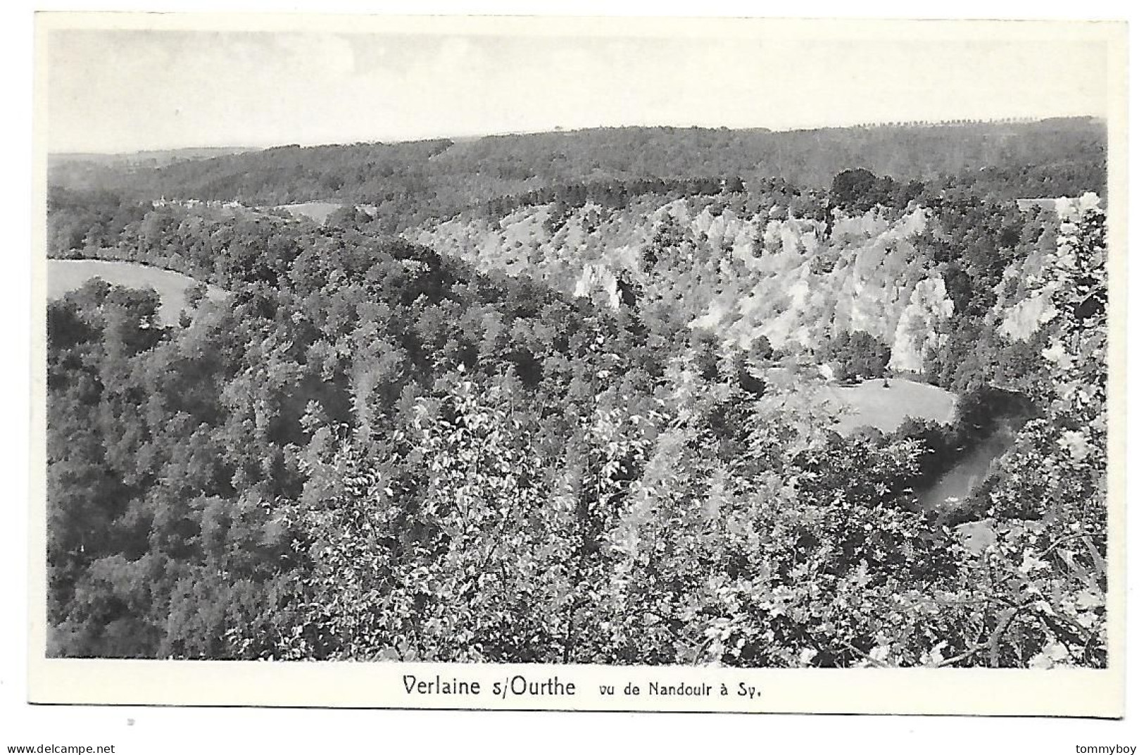 CPA Verlaine S/ Ourthe, Vu De Nandouir à Sy - Verlaine