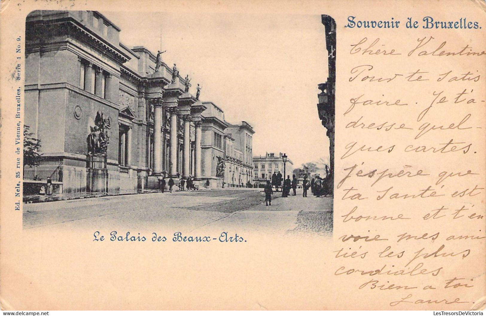 BELGIQUE - BRUXELLES - Le Palais Des Beaux Arts - Carte Postale Ancienne - Altri & Non Classificati