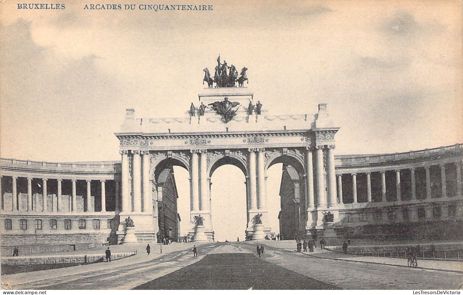 BELGIQUE - BRUXELLES - Arcades Du Cinquantenaire - Carte Postale Ancienne - Altri & Non Classificati