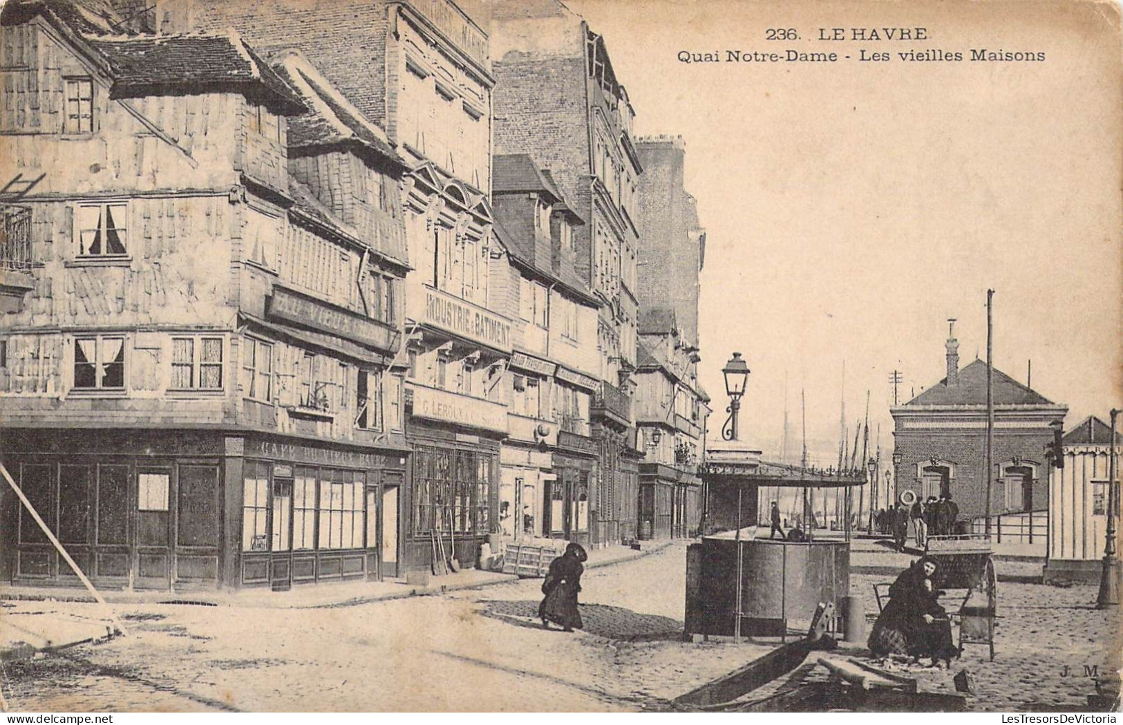 FRANCE - 76 - LE HAVRE - Quai Notre Dame - Les Vieilles Maisons - Carte Postale Ancienne - Zonder Classificatie
