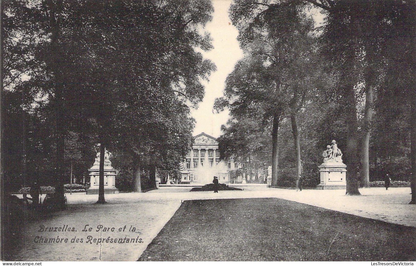 BELGIQUE - BRUXELLES - Le Parc Et La Chambre Des Représentants - Carte Postale Ancienne - Altri & Non Classificati