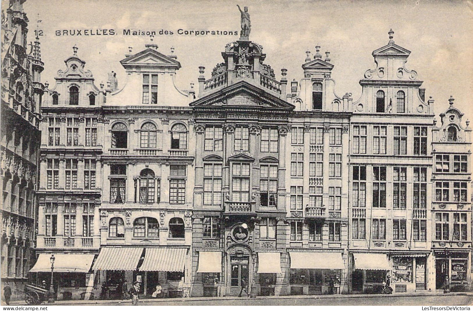 BELGIQUE - BRUXELLES - Maison Des Corporations - Carte Postale Ancienne - Altri & Non Classificati