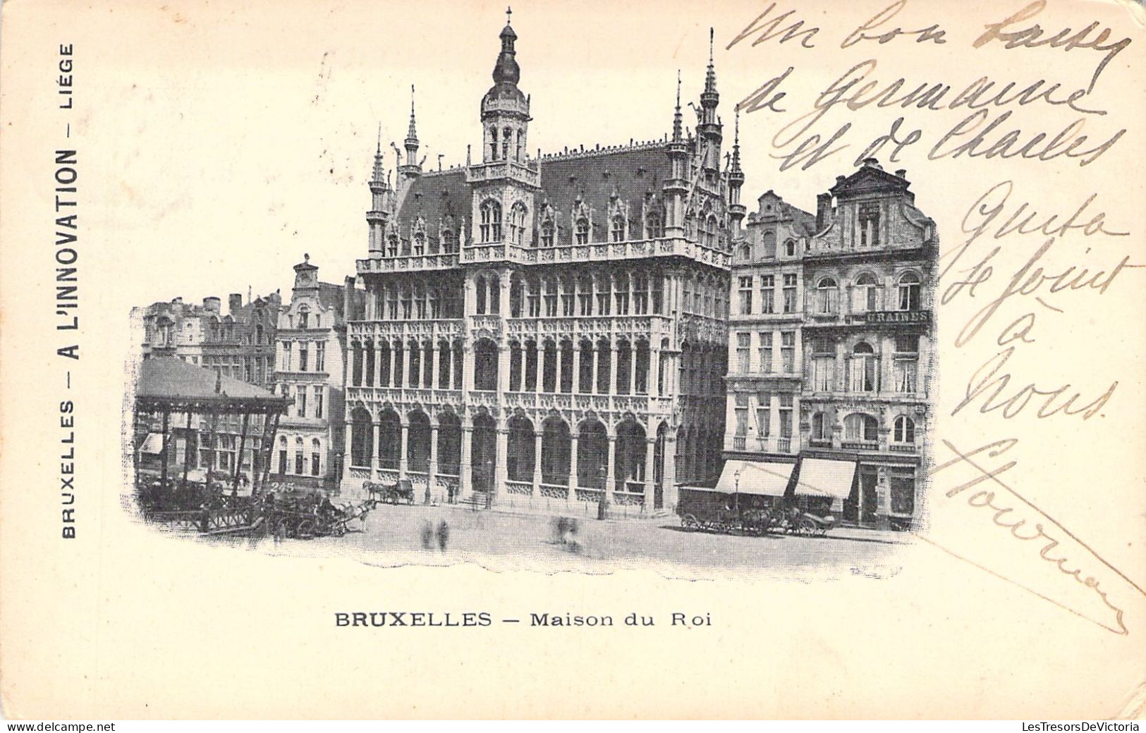 BELGIQUE - BRUXELLES - Maison Du Roi - Carte Postale Ancienne - Altri & Non Classificati