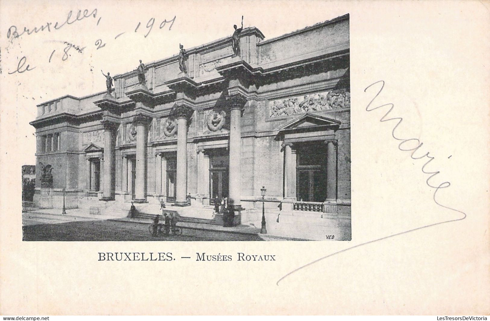 BELGIQUE - BRUXELLES - Musées Royaux - Carte Postale Ancienne - Altri & Non Classificati