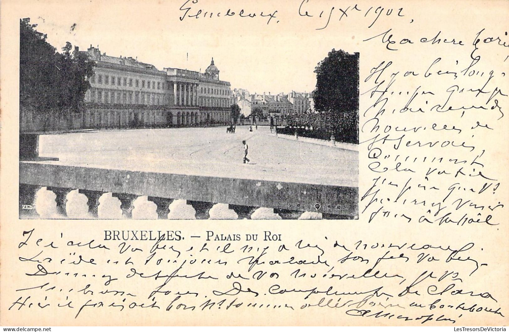 BELGIQUE - BRUXELLES - Palais Du Roi - Carte Postale Ancienne - Altri & Non Classificati