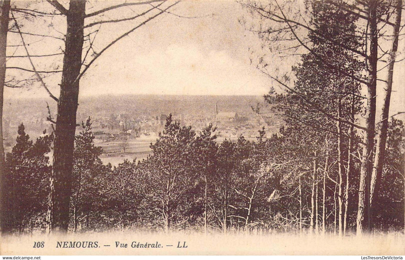 FRANCE - 77 - NEMOURS - Vue Générale - LL - Carte Postale Ancienne - Nemours