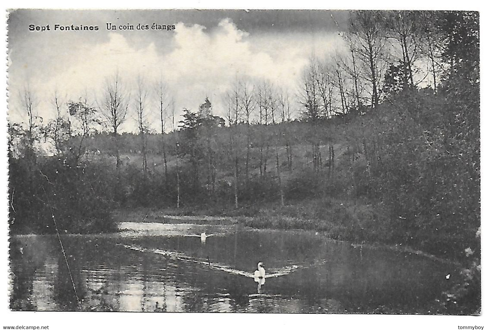 CPA Sept Fontaines, Un Coin Des étangs - St-Genesius-Rode