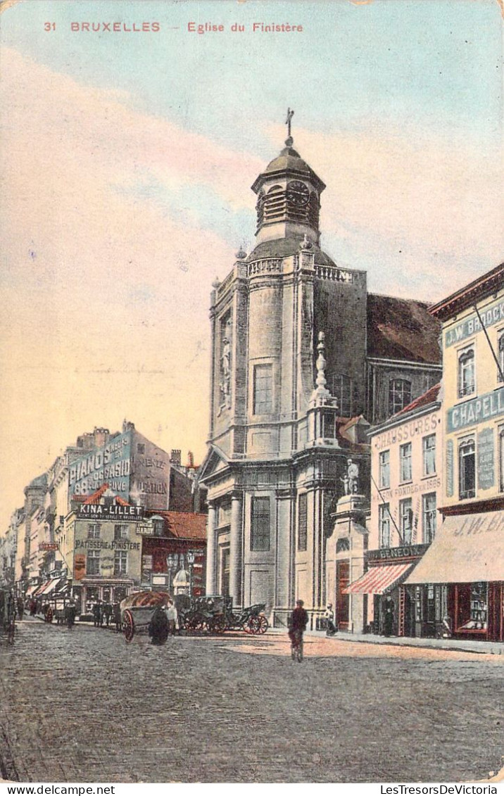 BELGIQUE - BRUXELLES - église Du Finistère - Carte Postale Ancienne - Altri & Non Classificati