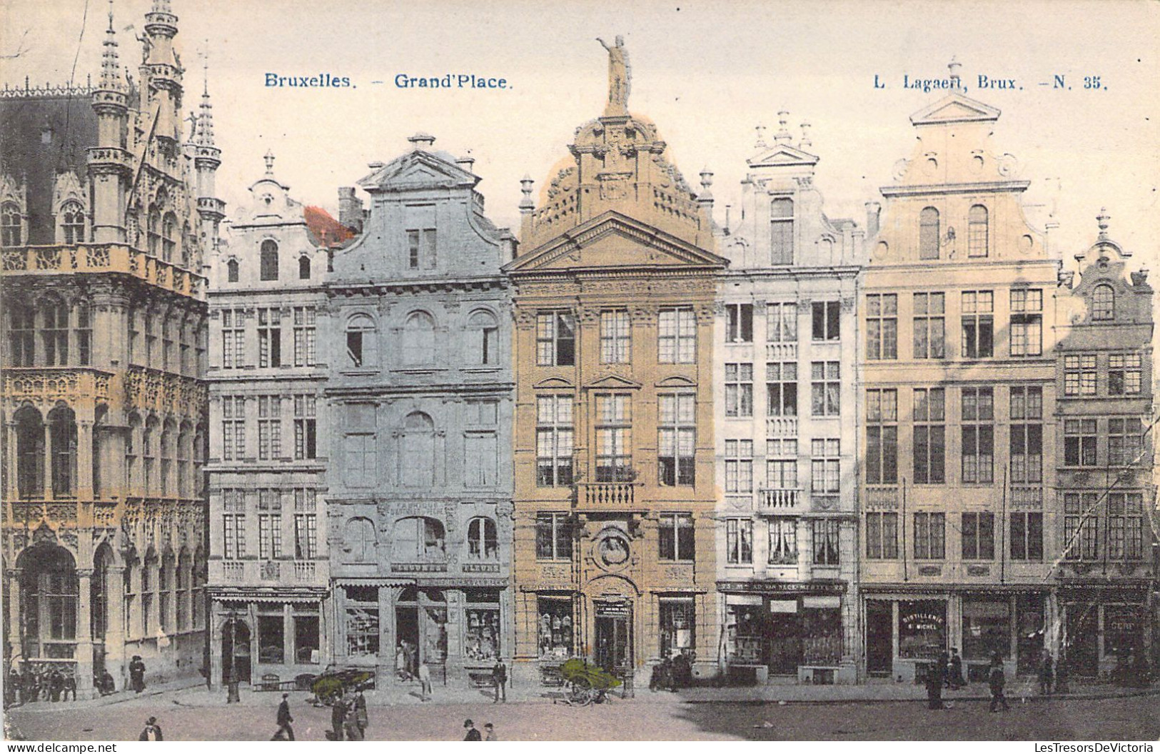 BELGIQUE - BRUXELLES - Grand' Place - Carte Postale Ancienne - Altri & Non Classificati