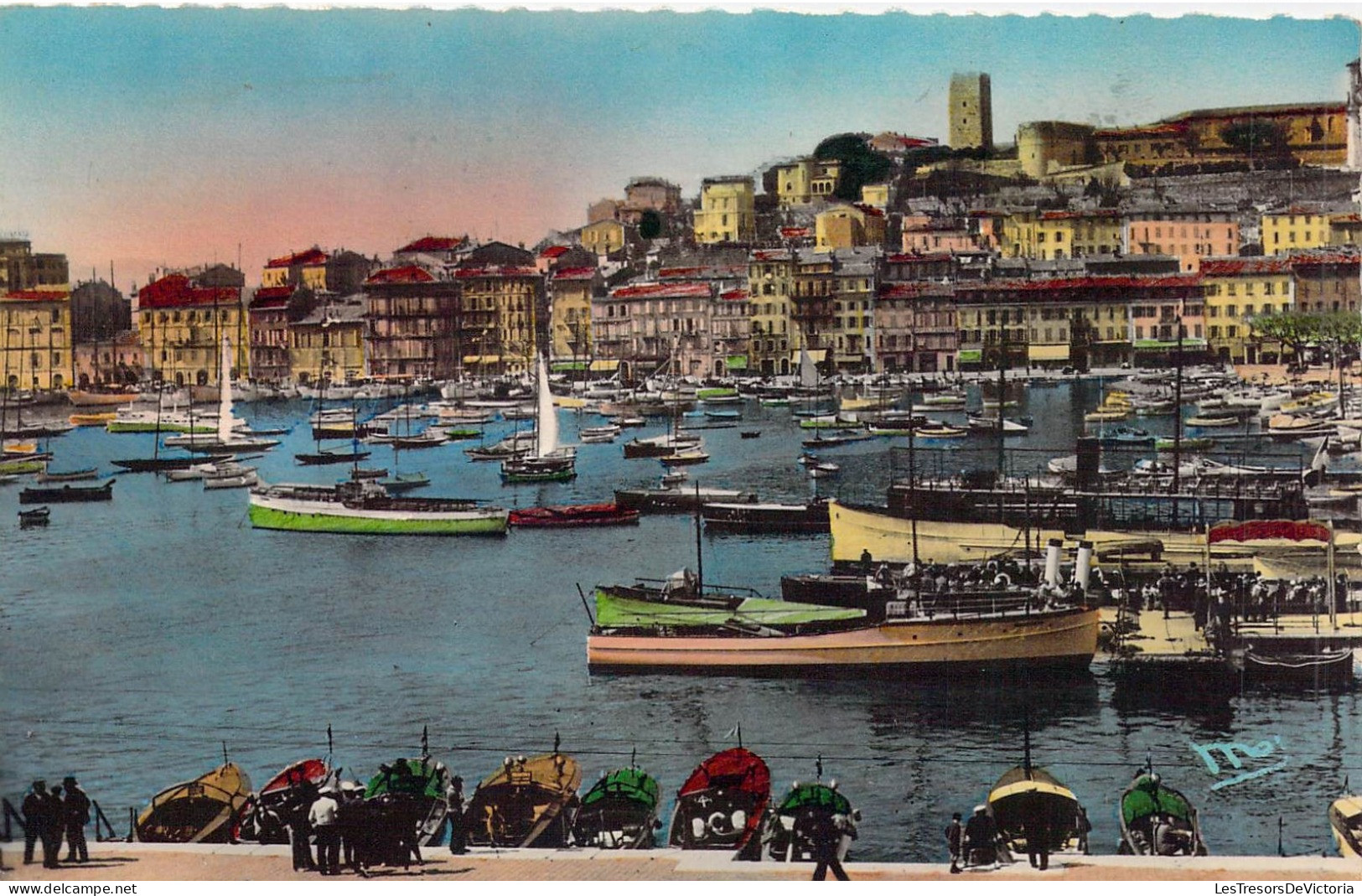 FRANCE - 06 - CANNES - Le Port Et Le Suquet - Les Editions Mar - Carte Postale Ancienne - Cannes
