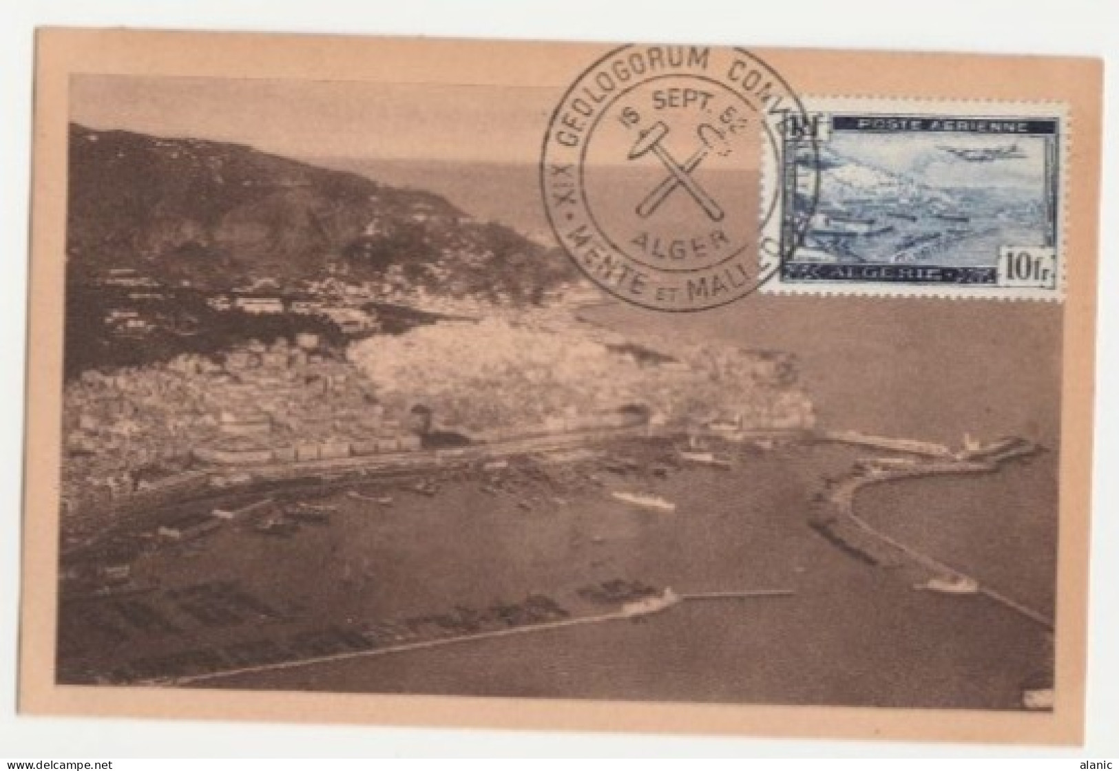 ALGERIE LOT DE 2 CM PA N° 2 + PA N°13 - Cartes-maximum