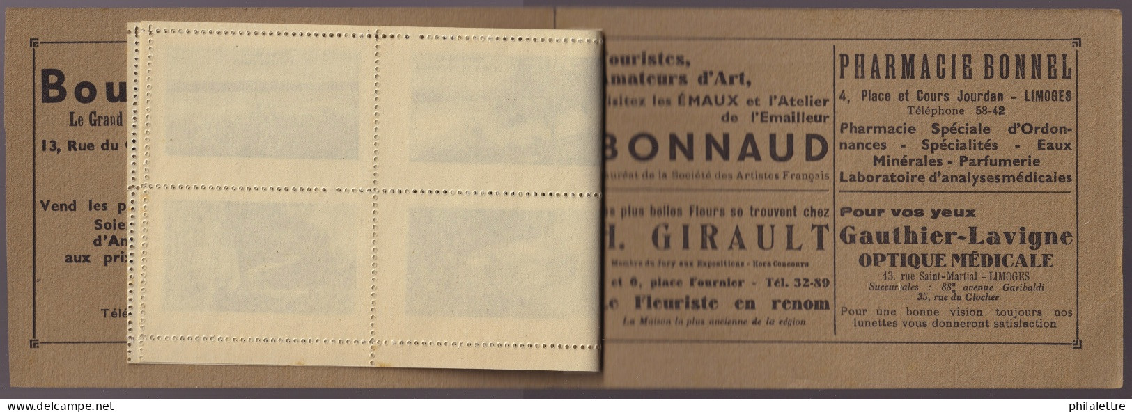 FRANCE - CARNET De 2x 4 Vignettes Touristiques De CIEUX (Haute-Vienne) - TTB - Blokken & Postzegelboekjes