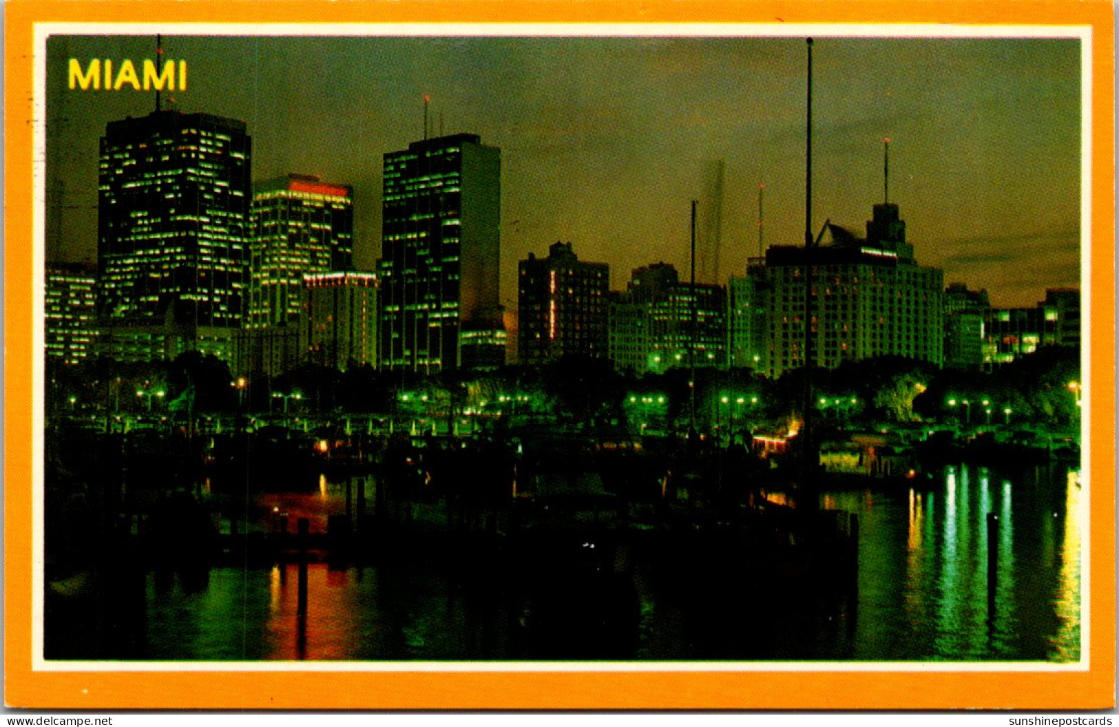 Florida Miami Skyline At Dusk - Miami