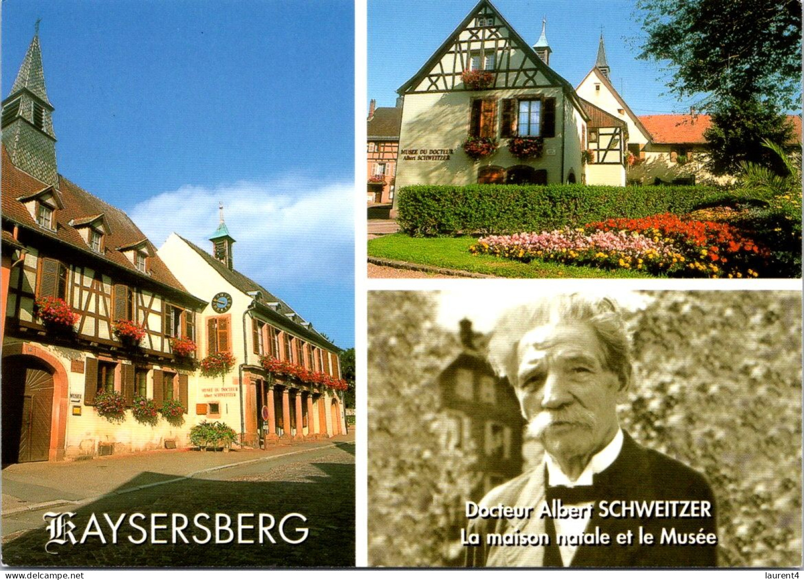 10-7-2023 (1 S 48) France - Village De Kaysersberg Birth Place Of French Nobel Prize Doctor A. Schweitzer - Nobelpreisträger