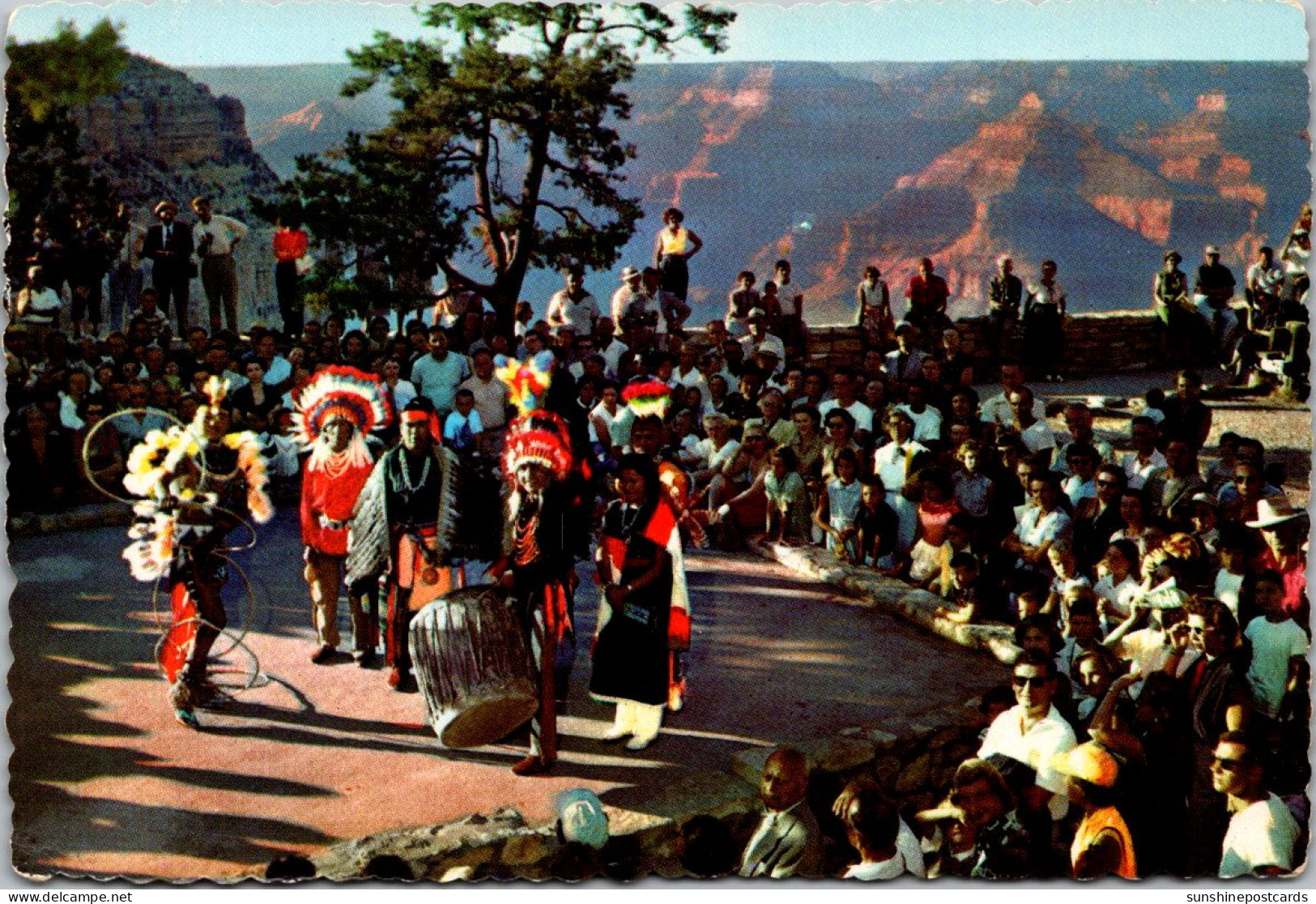 Arizona Grand Canyon National Park Hopi Indian Dancers - Grand Canyon