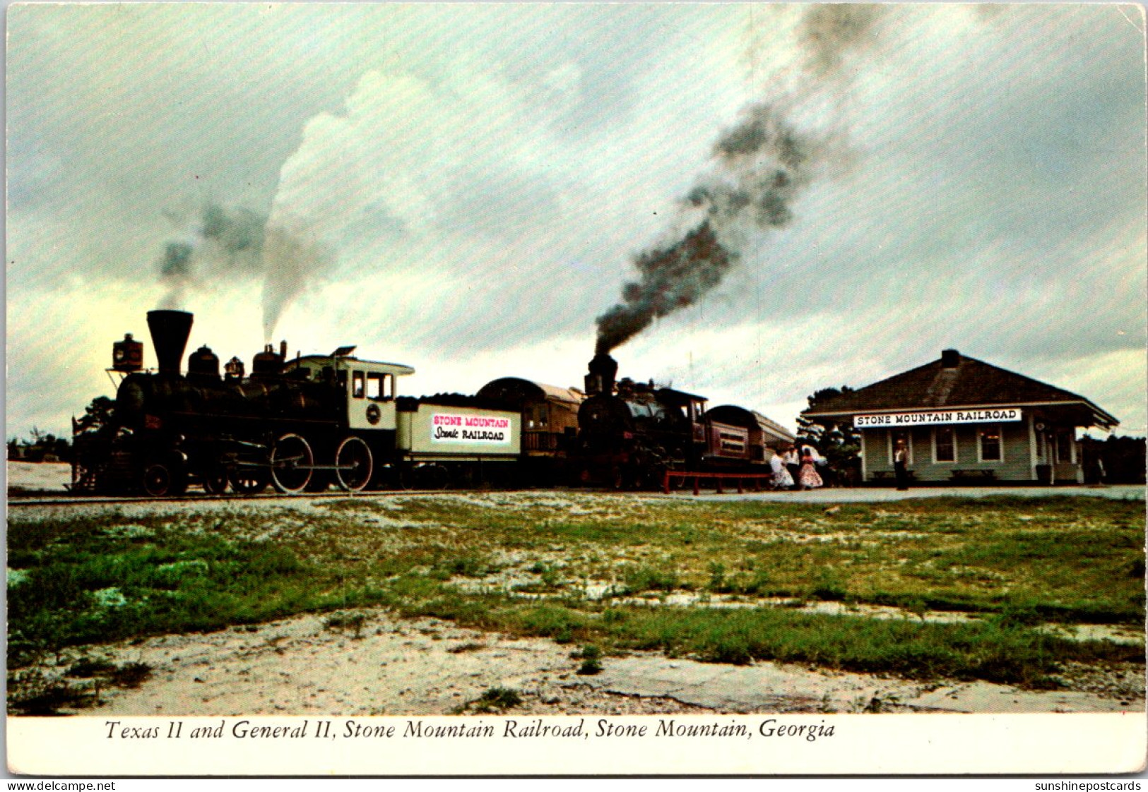 Georgia Stone Mountain Railroad Texas II And Genreral II - Atlanta