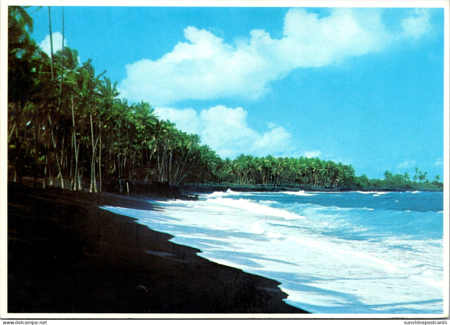 Hawaii Kalapana Beach Black Sands - Big Island Of Hawaii