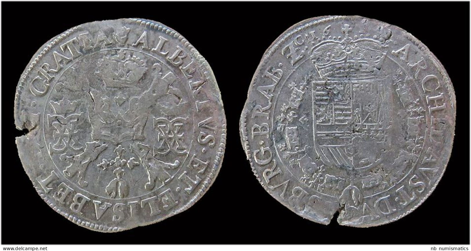 Southern Netherlands Philips IV Patagon 1665 - 1556-1713 Pays-Bas Espagols