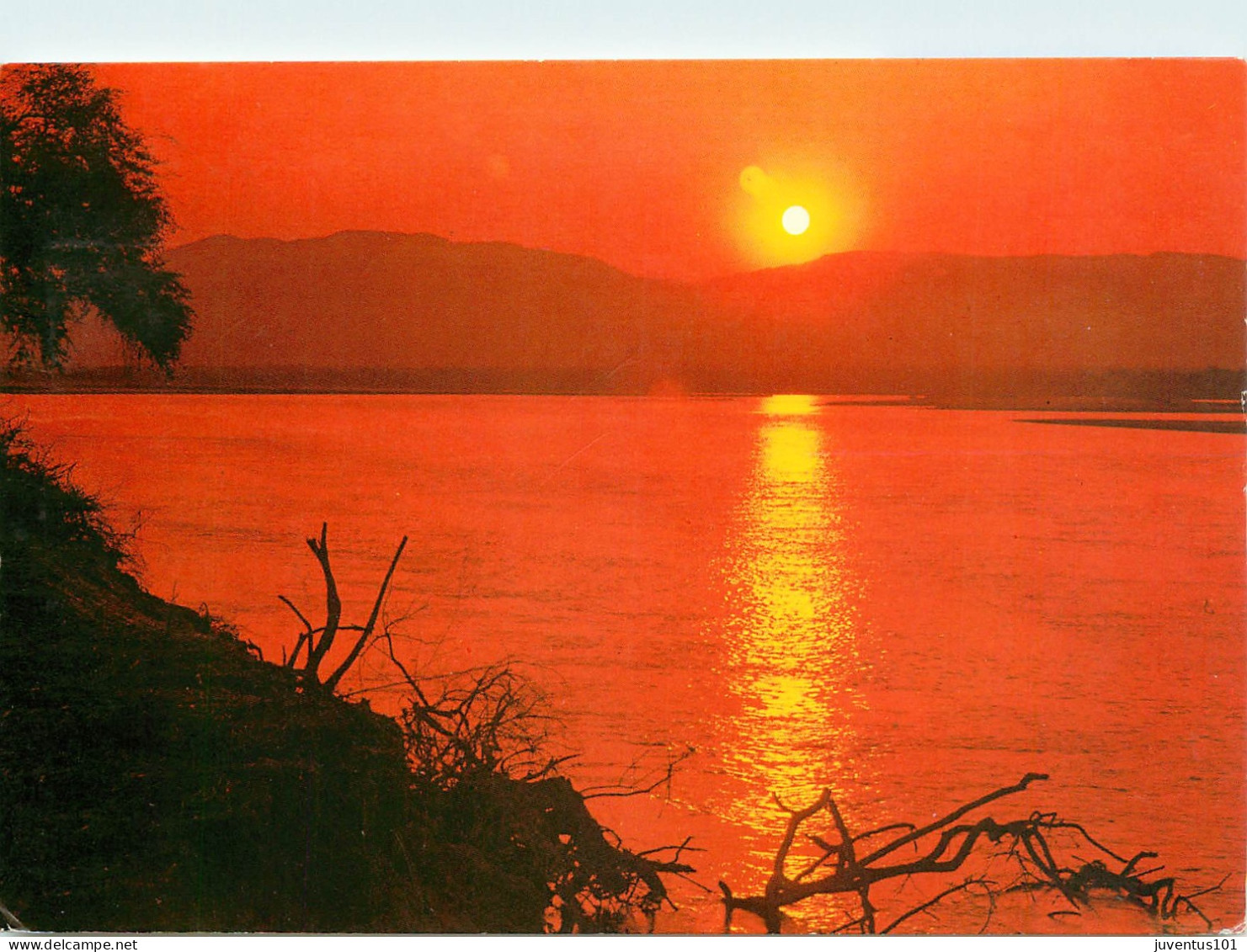 CPSM Sunset Over The Zambezi River-Zimbabwe-Beau Timbre-RARE      L2306 - Simbabwe
