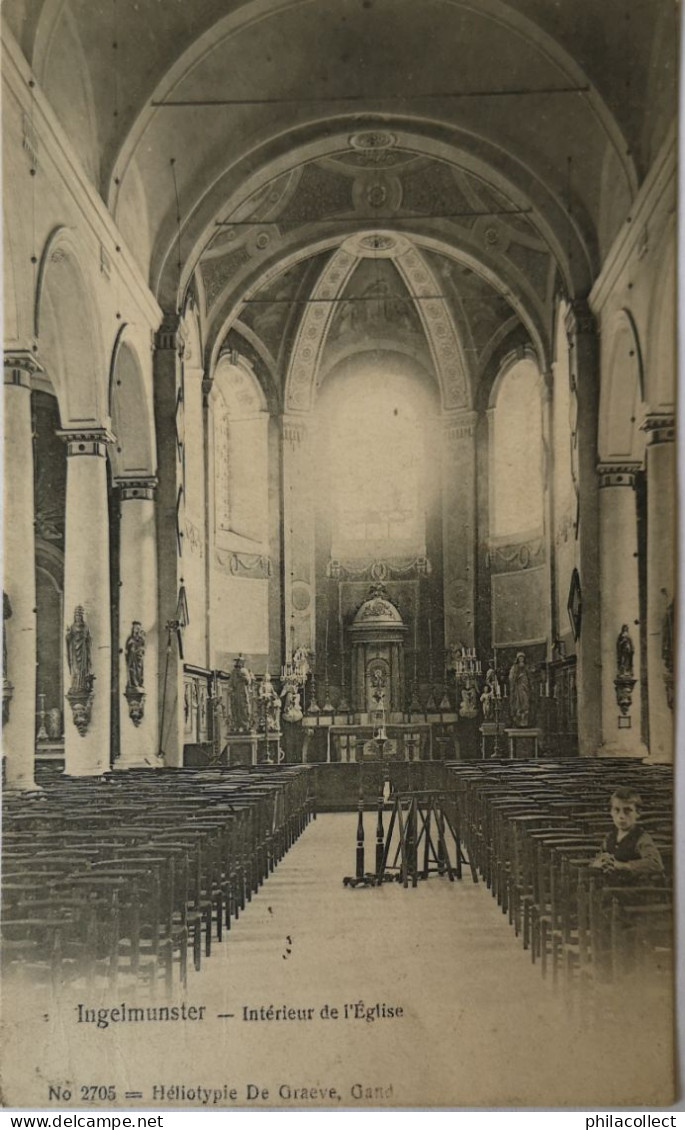 Ingelmunster // Interieur De L'Eglise 190? Ed.De Graeve 2705 - Ingelmunster