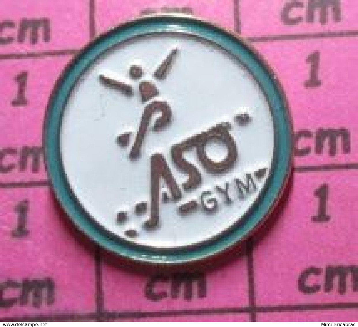 1619 Pin's Pins / Beau Et Rare / SPORTS / CLUB GYMNASTIQUE ASO GYM - Gymnastics