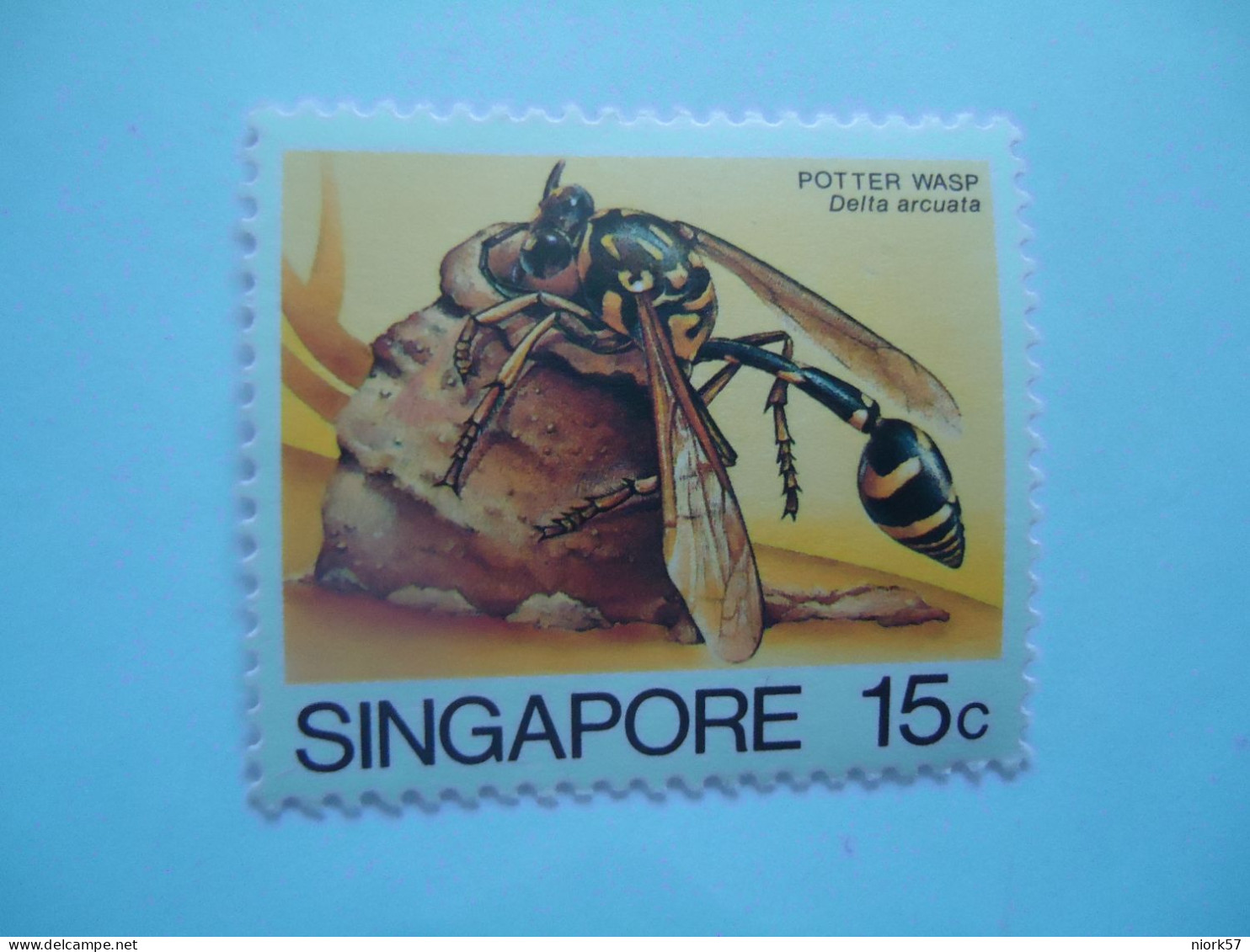 SINGAPORE  USED  STAMPS  INSECTS BEES - Abeilles