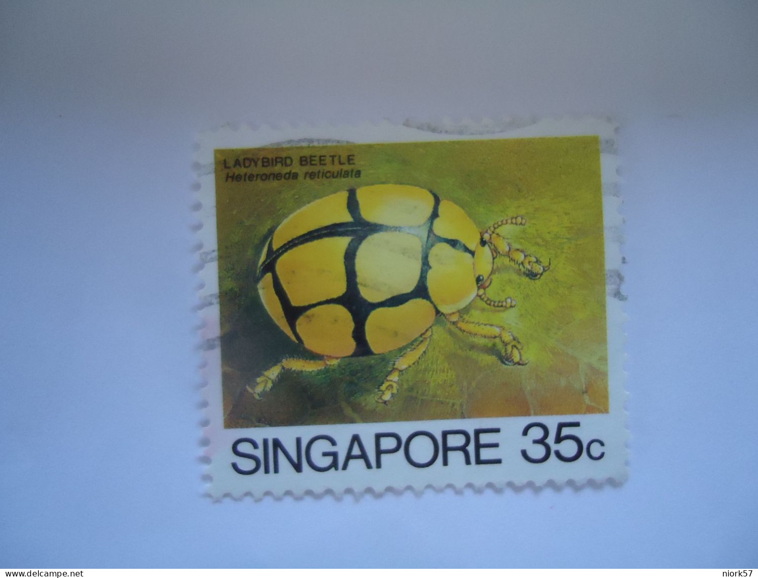 SINGAPORE  USED  STAMPS  INSECTS BEES - Abeilles