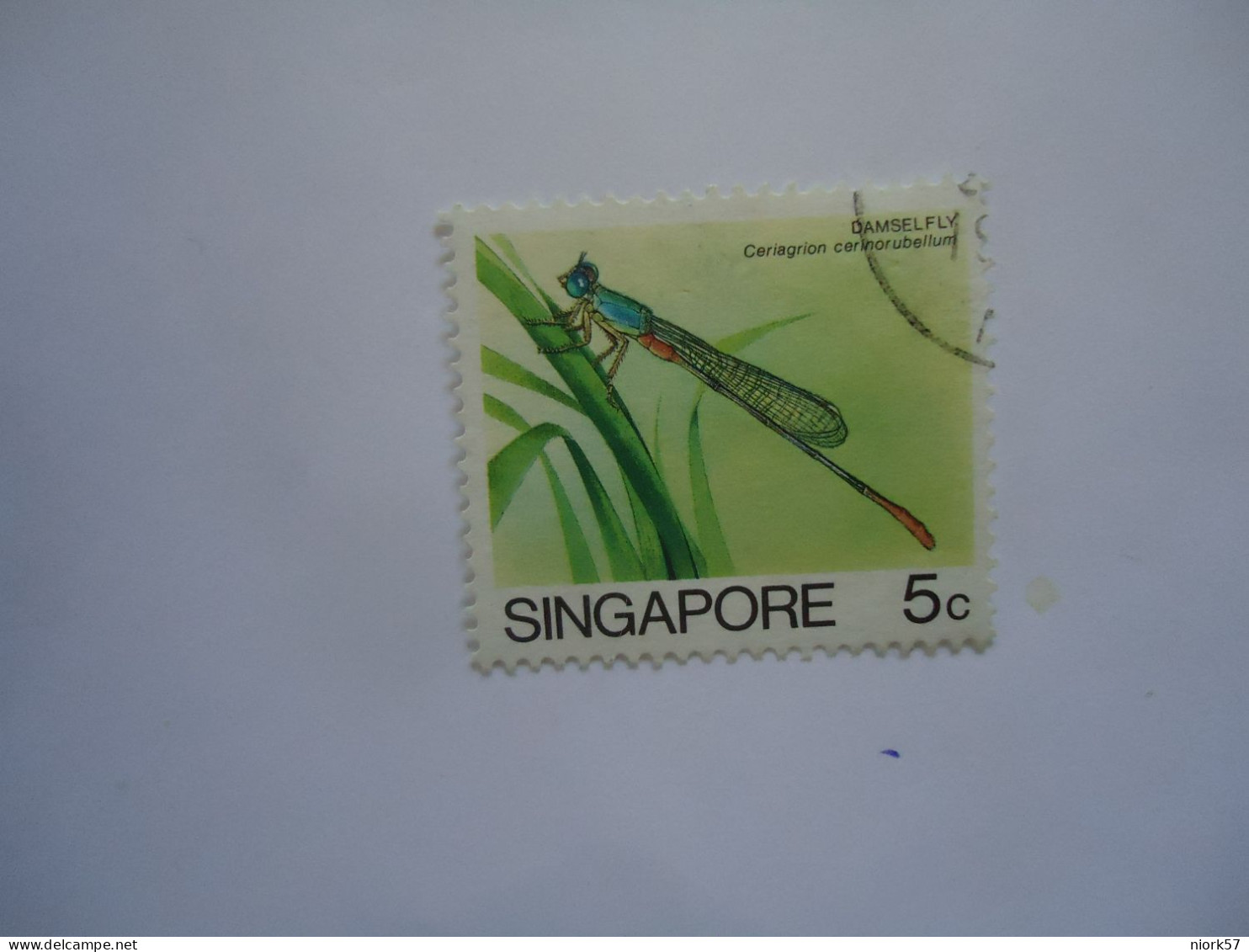 SINGAPORE  USED  STAMPS  INSECTS BEES - Abeilles