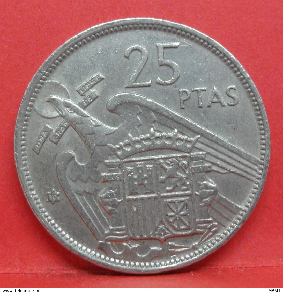 25 Pesetas 1957 étoile 70 - TTB - Pièce Monnaie Espagne - Article N°2442 - 25 Peseta