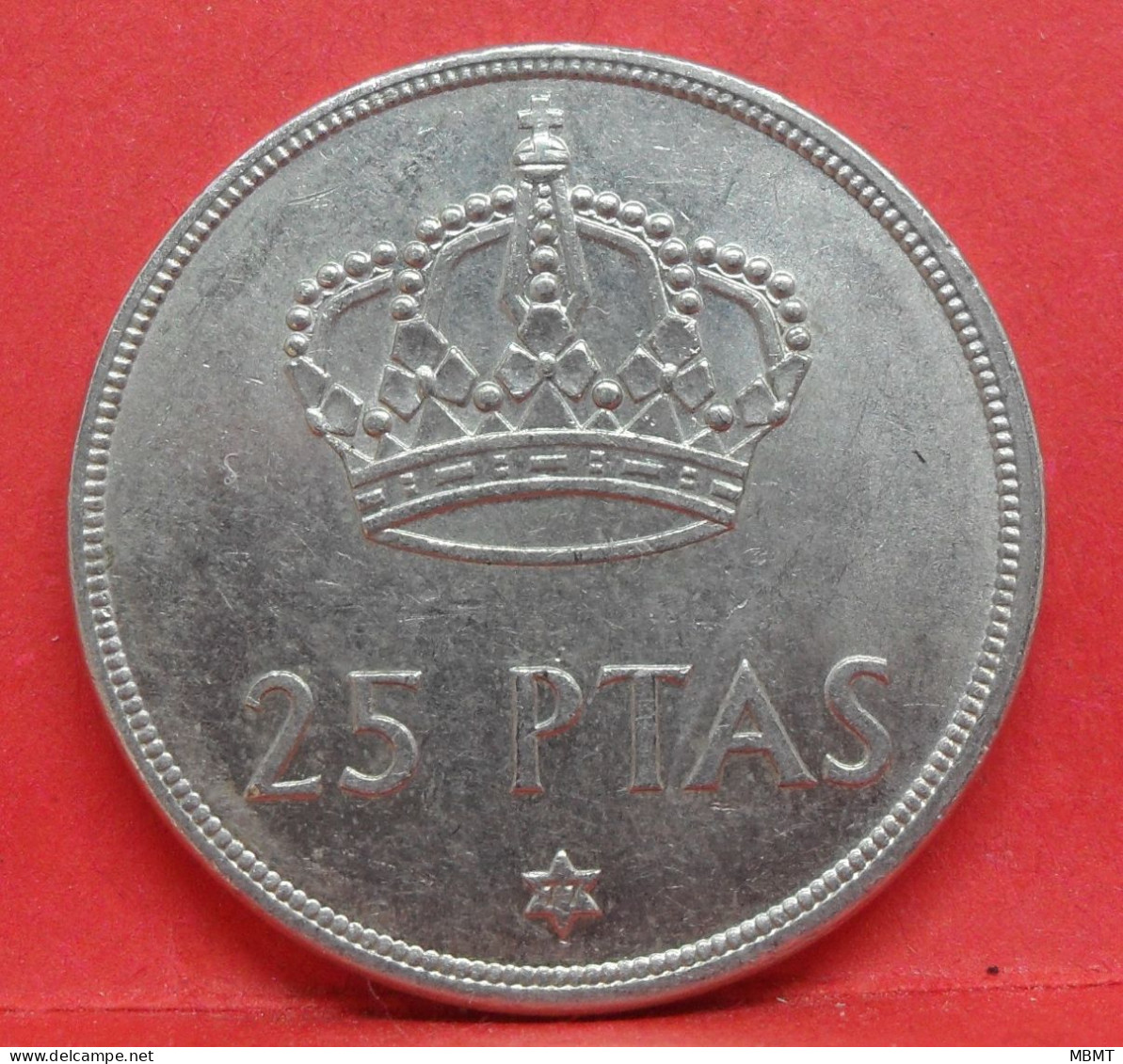 25 Pesetas 1975 étoile 77 - TTB - Pièce Monnaie Espagne - Article N°2447 - 25 Peseta