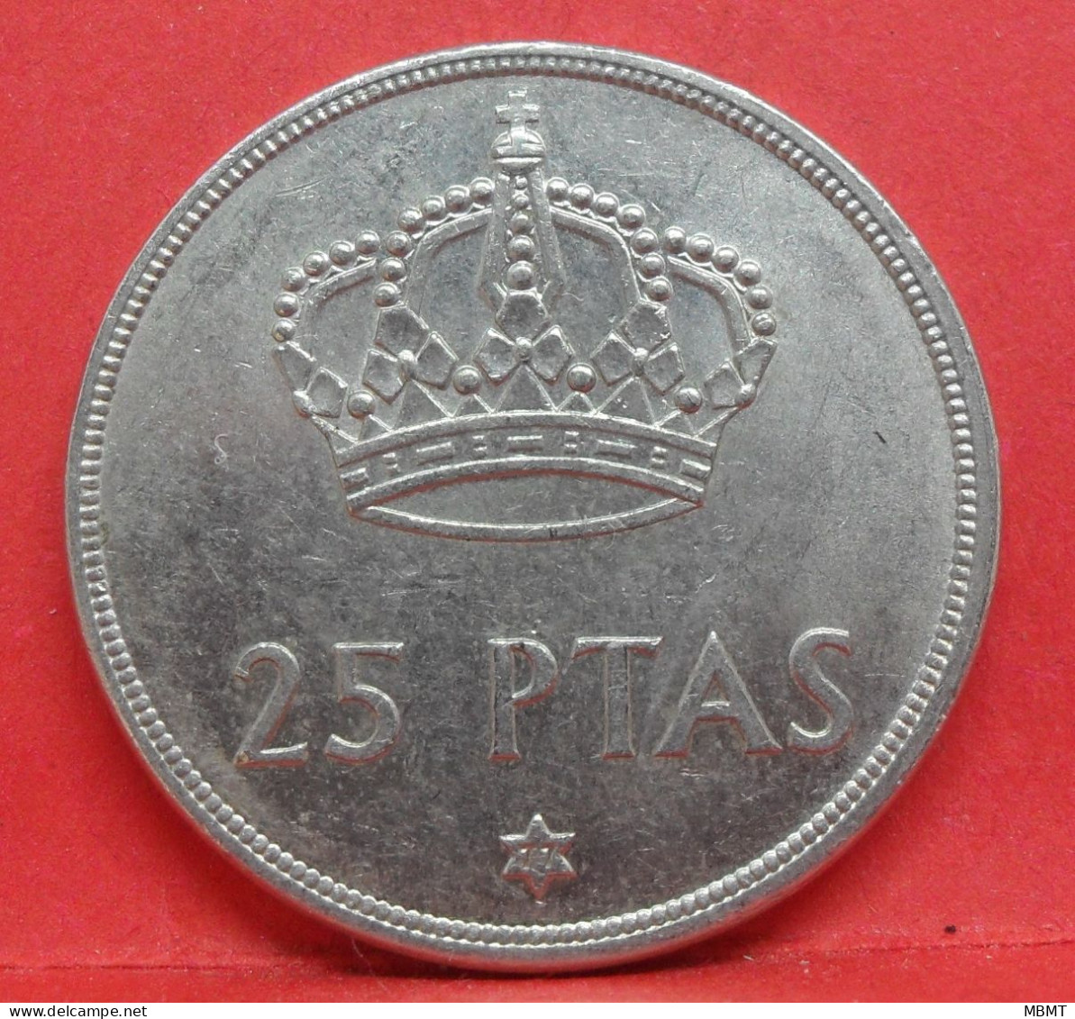 25 Pesetas 1975 étoile 77 - TTB - Pièce Monnaie Espagne - Article N°2447 - 25 Pesetas