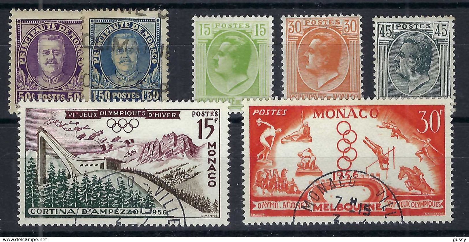 MONACO Ca.1930-60: Lot De Neufs* Et Obl. - Used Stamps