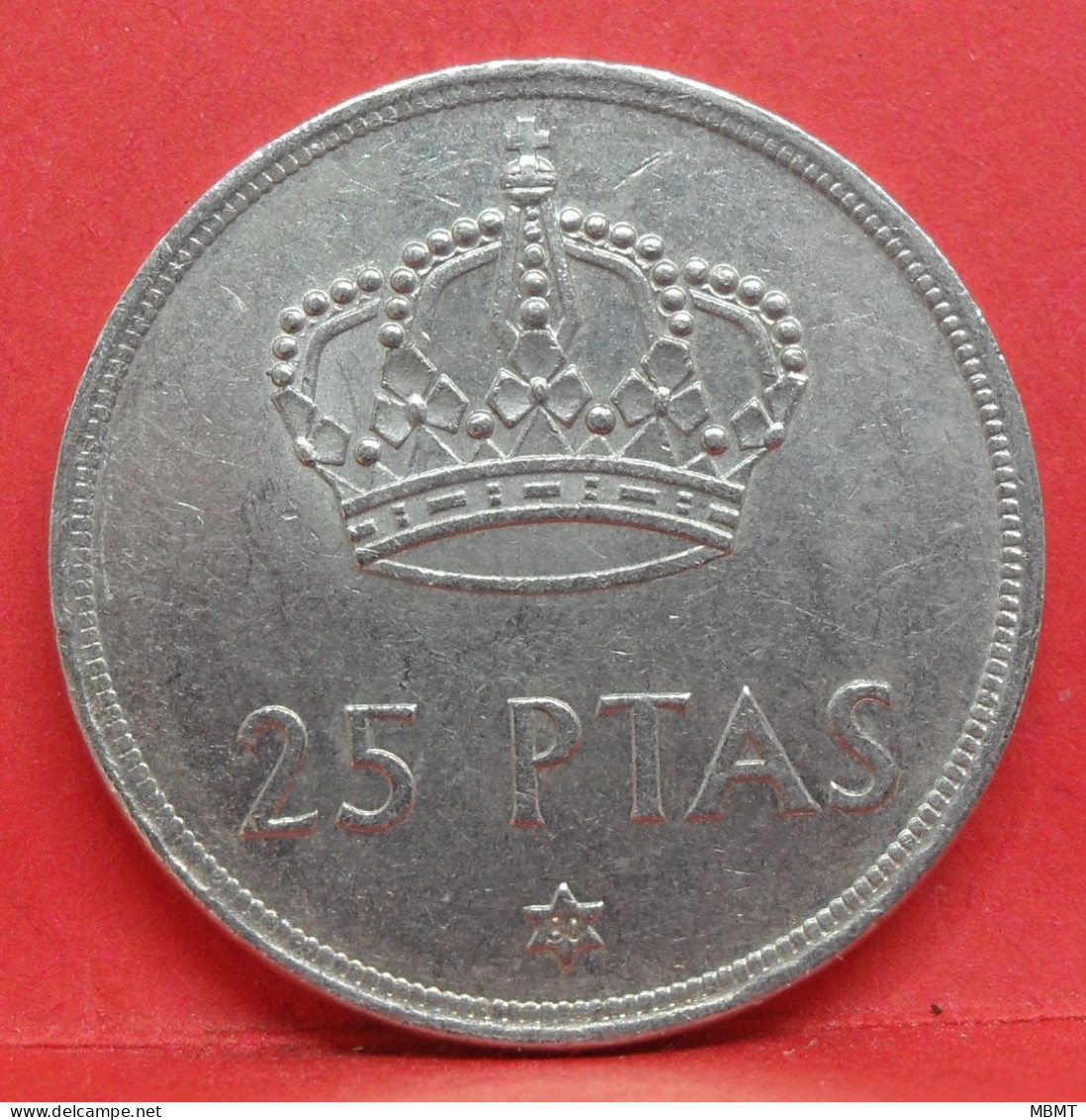 25 Pesetas 1975 étoile 80 - TTB - Pièce Monnaie Espagne - Article N°2452 - 25 Pesetas