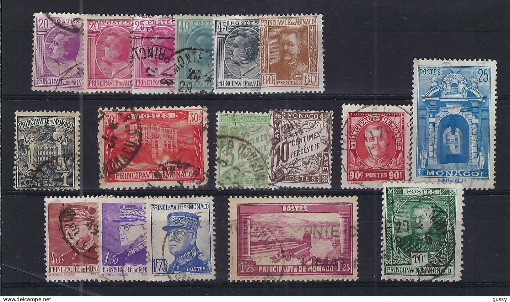 MONACO Ca.1930-60: Lot D' Obl., Forte Cote - Used Stamps