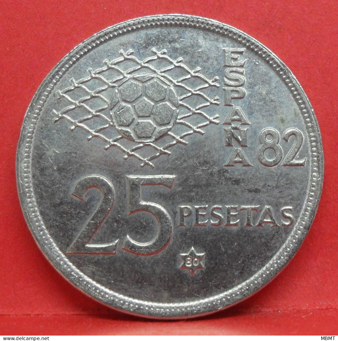 25 Pesetas 1980 étoile 80 - SUP - Pièce Monnaie Espagne - Article N°2454 - 25 Pesetas