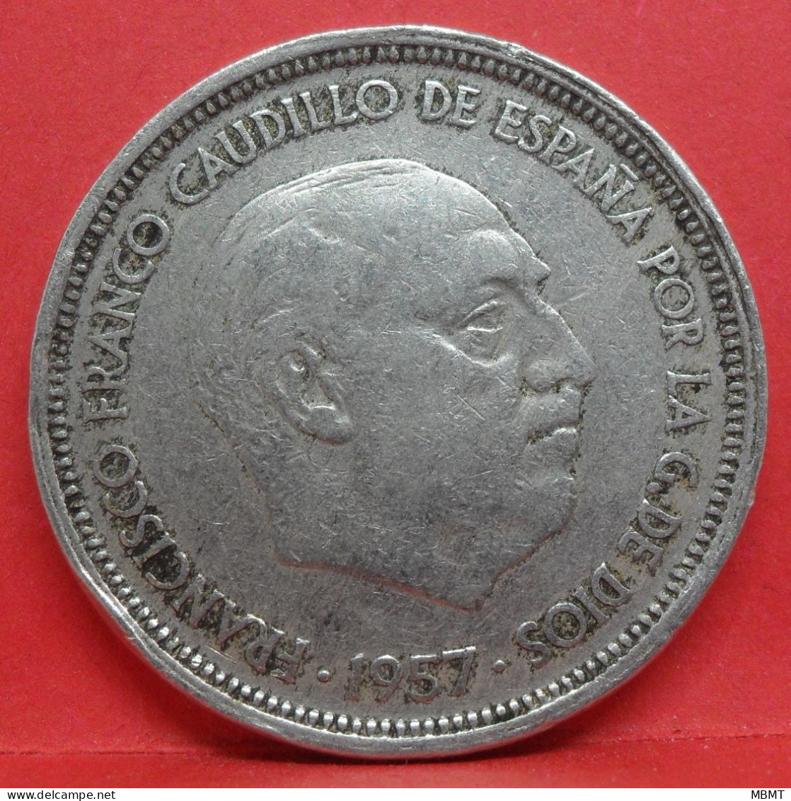 50 Pesetas 1957 étoile 58 - TB - Pièce Monnaie Espagne - Article N°2478 - 50 Peseta