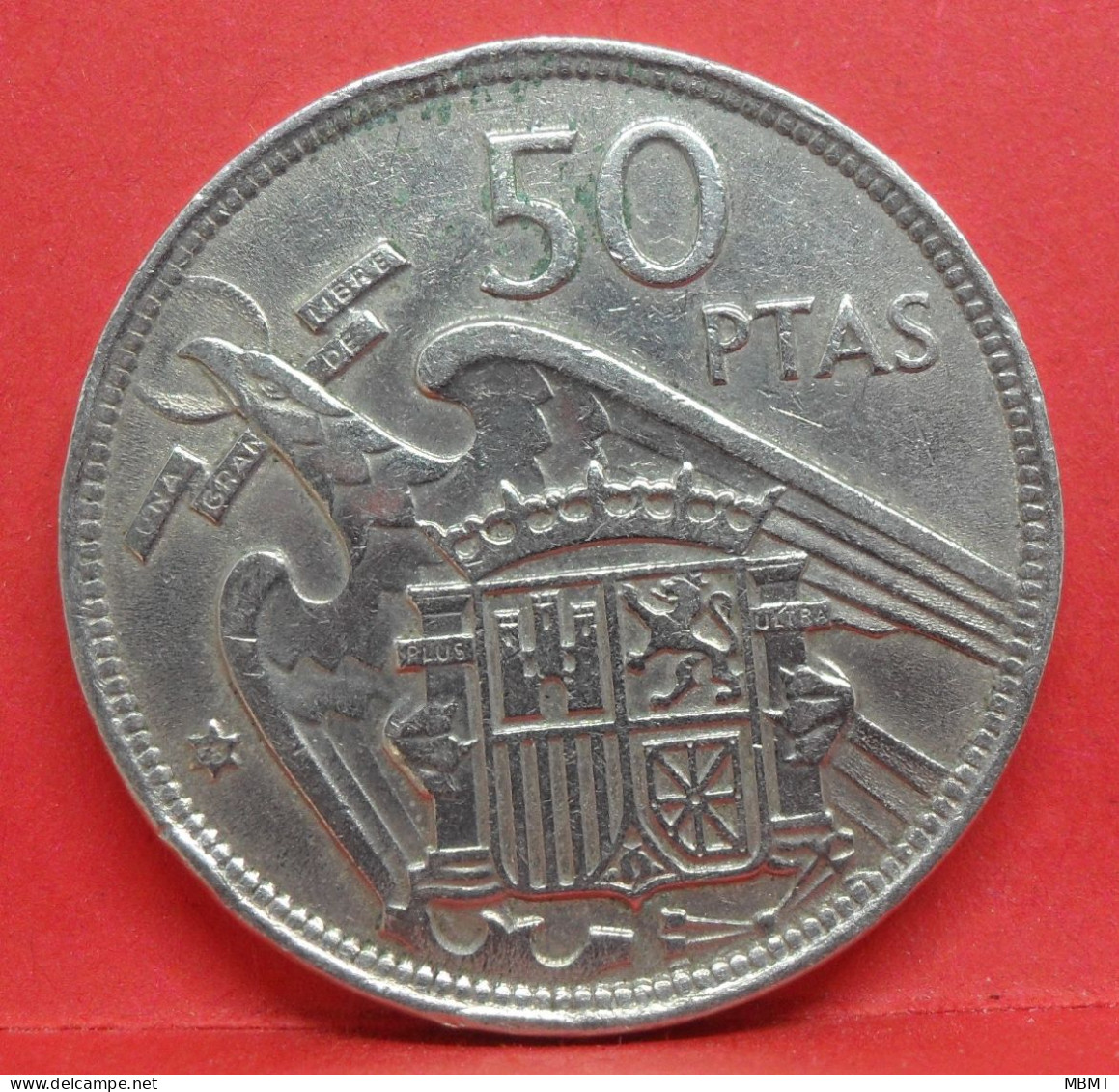 50 Pesetas 1957 étoile 58 - TTB - Pièce Monnaie Espagne - Article N°2479 - 50 Peseta