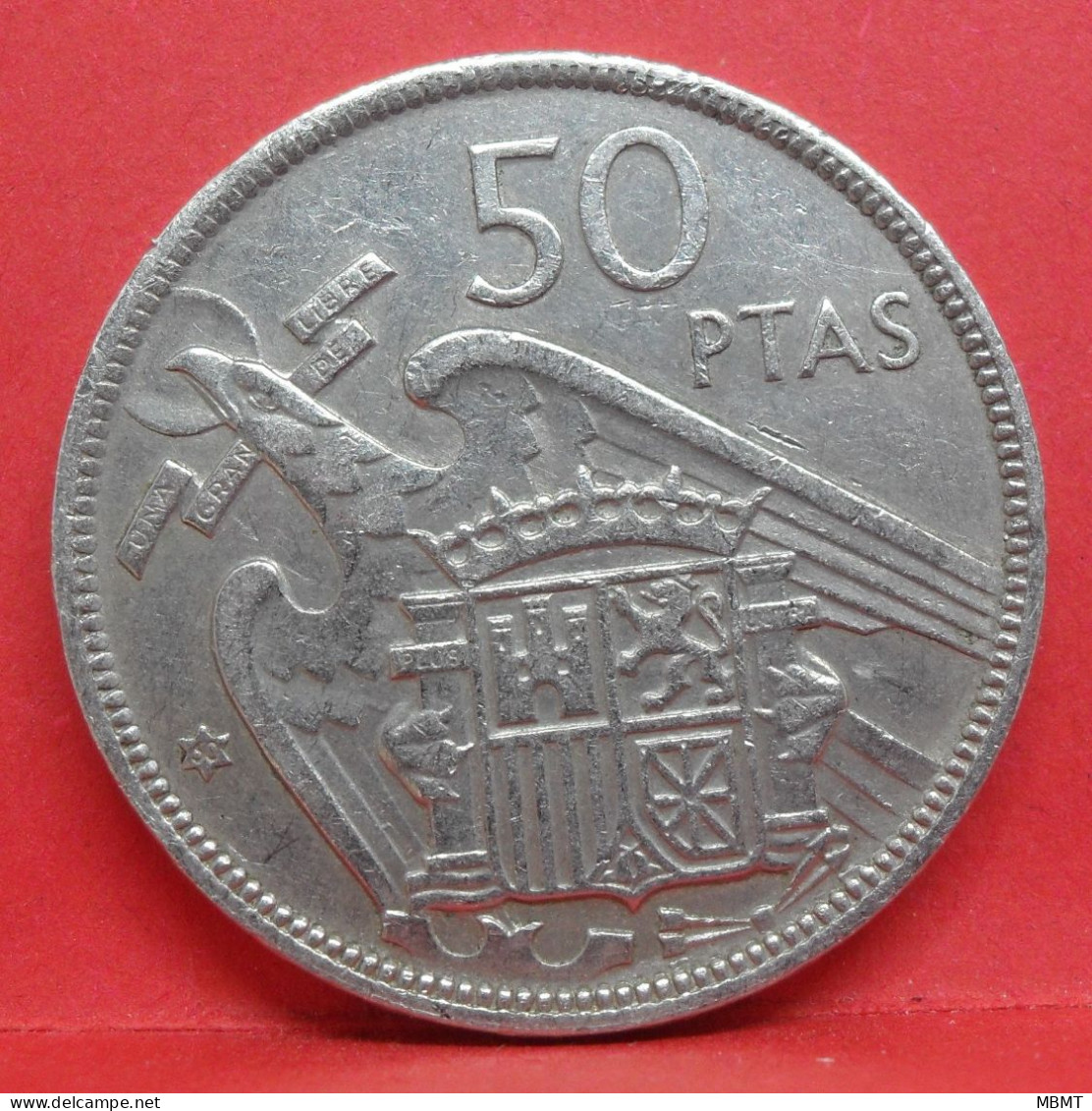 50 Pesetas 1957 étoile 60 - TTB - Pièce Monnaie Espagne - Article N°2483 - 50 Peseta