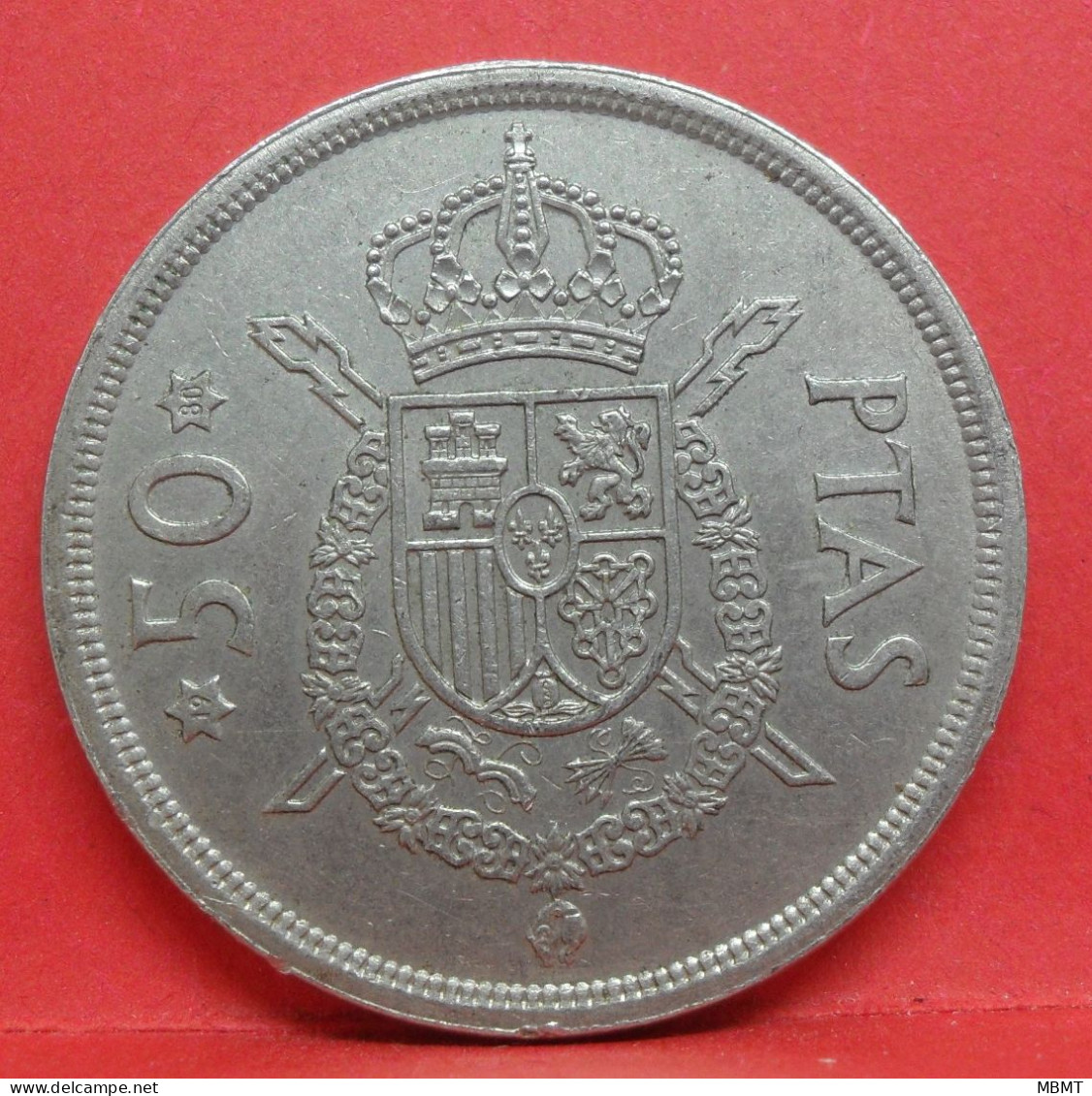 50 Pesetas 1975 étoile 80 - TTB - Pièce Monnaie Espagne - Article N°2484 - 50 Pesetas