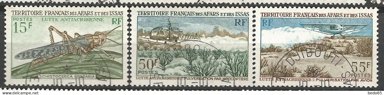 AFARS ET ISSAS N° 351 à 353 OBL / Used - Gebruikt